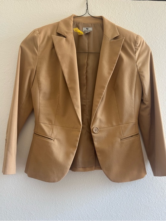 Worthington Jackets & Blazers - Worthington Camel Single-Button Tailored Blazer